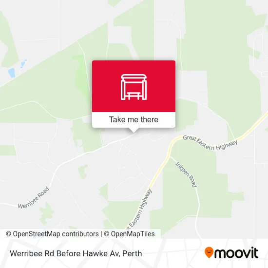 Mapa Werribee Rd Before Hawke Av