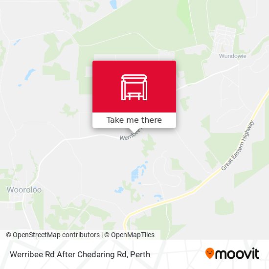 Werribee Rd After Chedaring Rd map