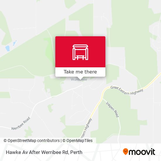 Hawke Av After Werribee Rd map