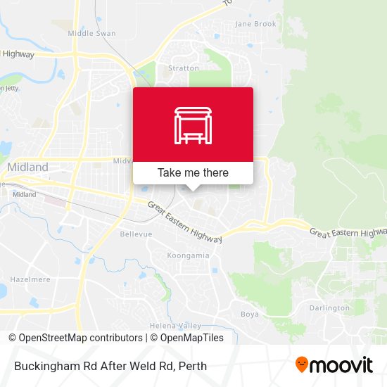 Buckingham Rd After Weld Rd map