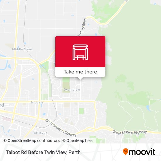 Talbot Rd Before Twin View map