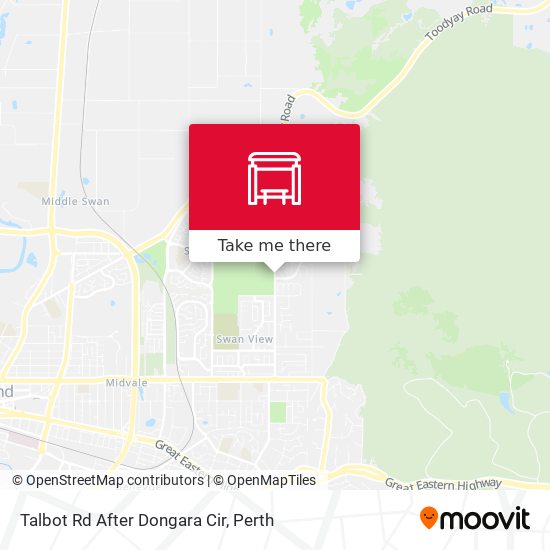 Talbot Rd After Dongara Cir map
