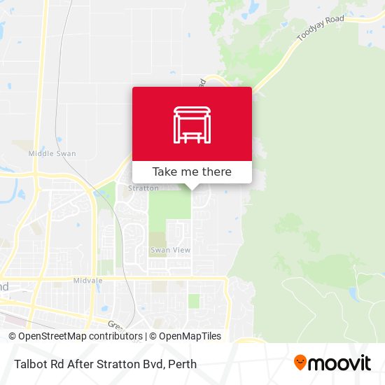Talbot Rd After Stratton Bvd map