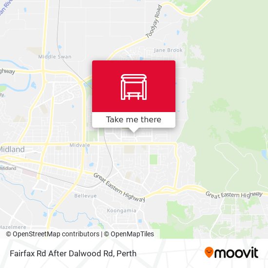 Fairfax Rd After Dalwood Rd map