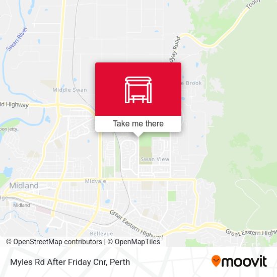 Myles Rd After Friday Cnr map