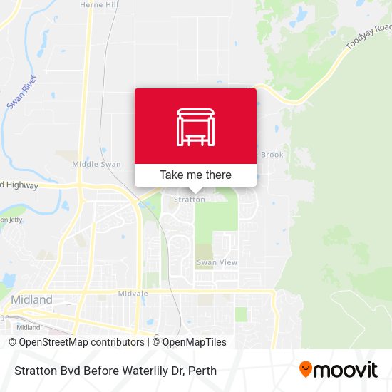 Stratton Bvd Before Waterlily Dr map