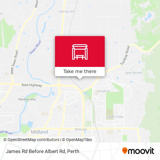 James Rd Before Albert Rd map