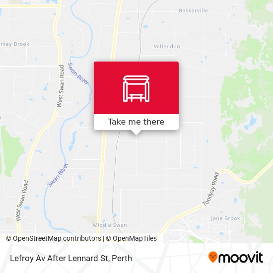 Lefroy Av After Lennard St map