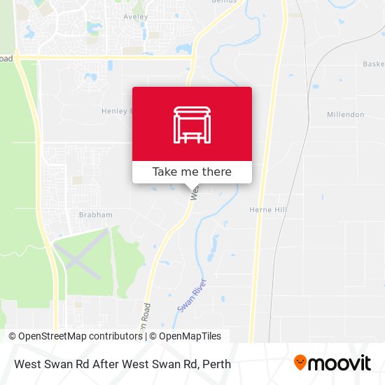 West Swan Rd After West Swan Rd map