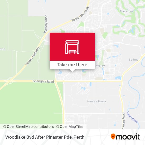 Woodlake Bvd After Pinaster Pde map