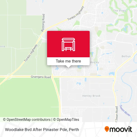Mapa Woodlake Bvd After Pinaster Pde