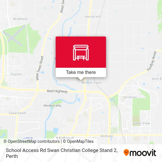 Mapa School Access Rd Swan Christian College Stand 2