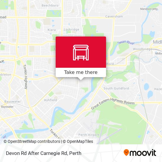 Devon Rd After Carnegie Rd map