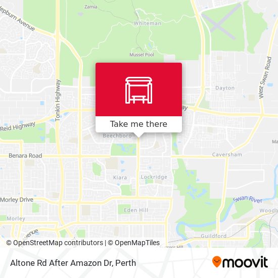 Altone Rd After Amazon Dr map
