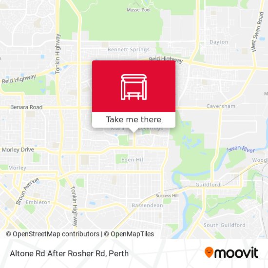 Altone Rd After Rosher Rd map