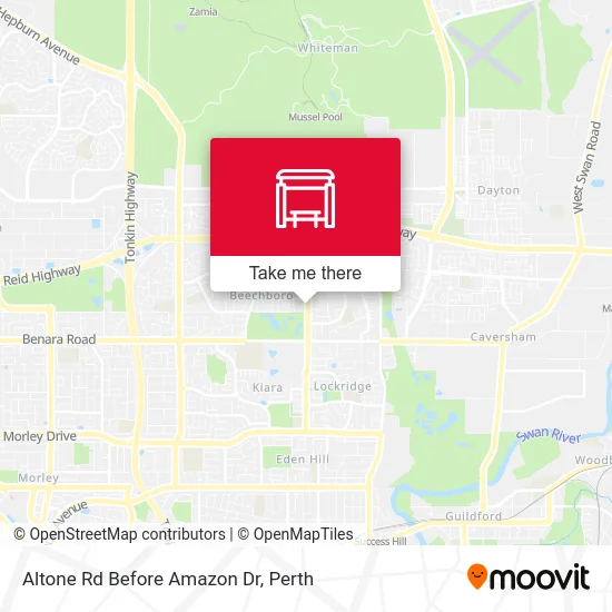 Mapa Altone Rd Before Amazon Dr