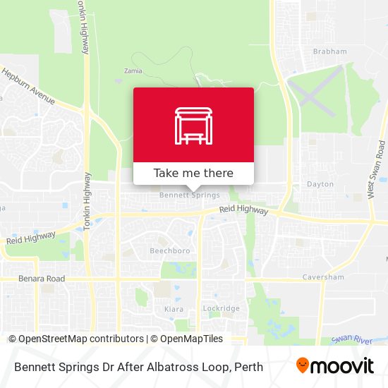Bennett Springs Dr After Albatross Loop map