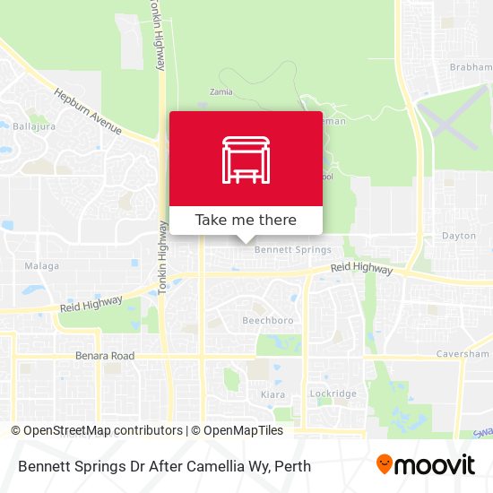 Bennett Springs Dr After Camellia Wy map