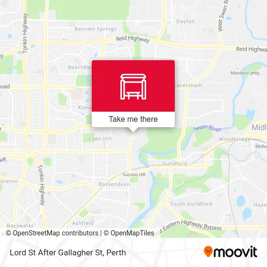 Mapa Lord St After Gallagher St