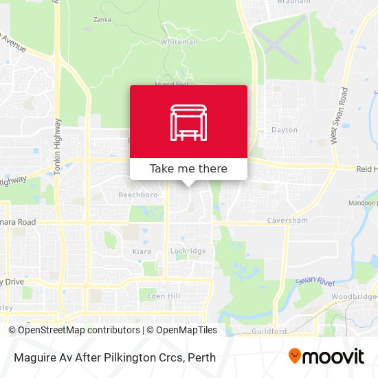Maguire Av After Pilkington Crcs map