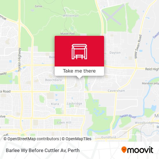 Barlee Wy Before Cuttler Av map