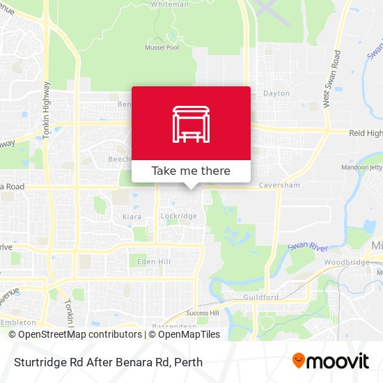 Sturtridge Rd After Benara Rd map