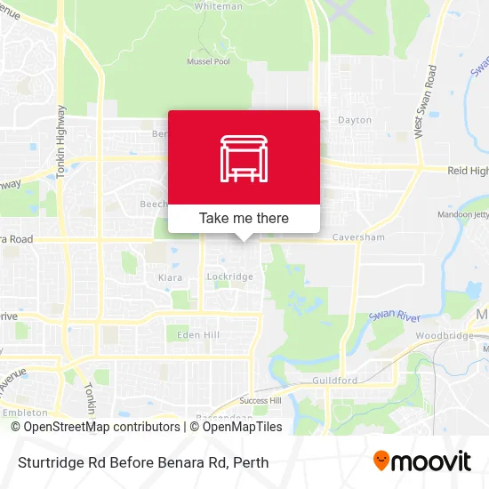 Mapa Sturtridge Rd Before Benara Rd