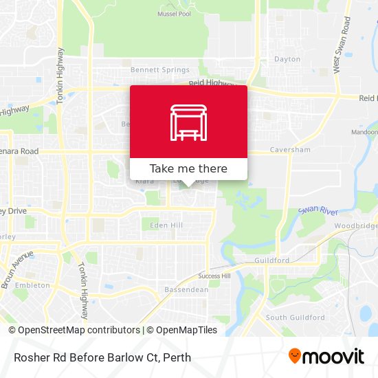 Rosher Rd Before Barlow Ct map
