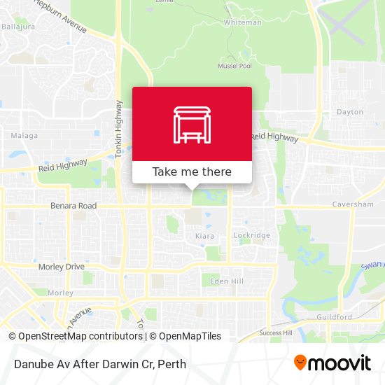 Danube Av After Darwin Cr map