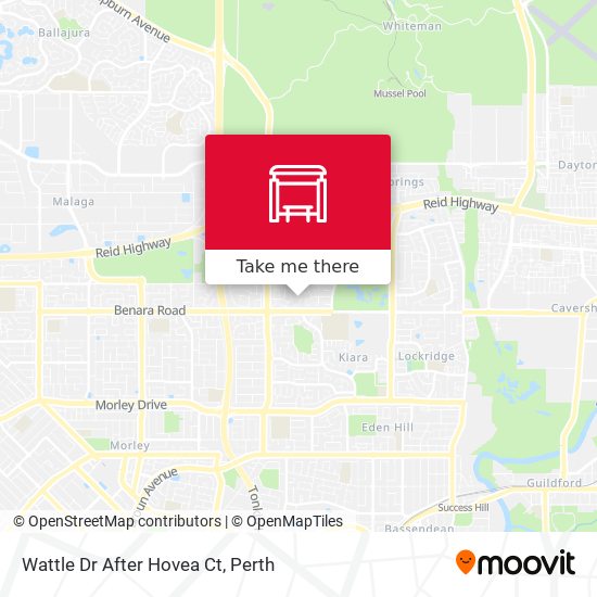 Wattle Dr After Hovea Ct map