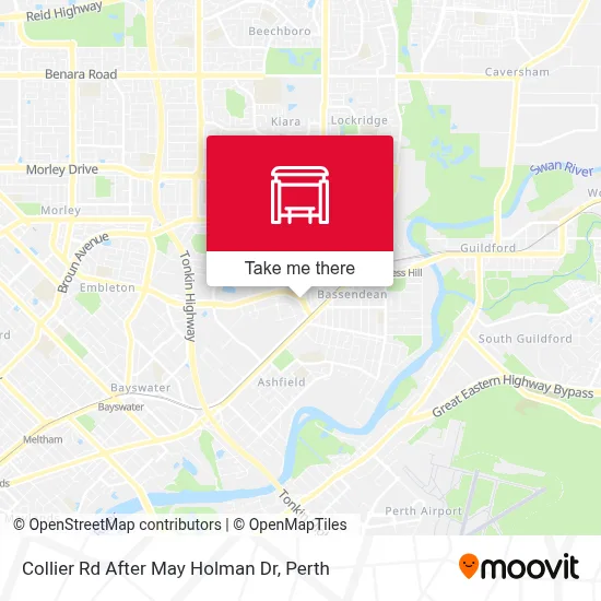 Mapa Collier Rd After May Holman Dr