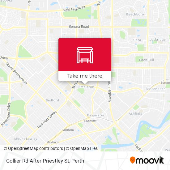 Collier Rd After Priestley St map