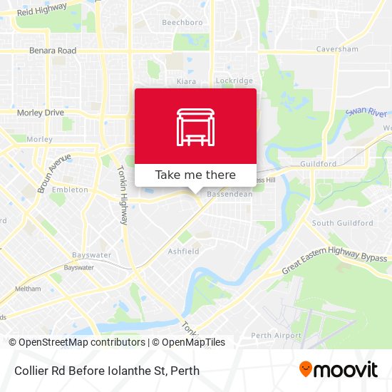 Collier Rd Before Iolanthe St map