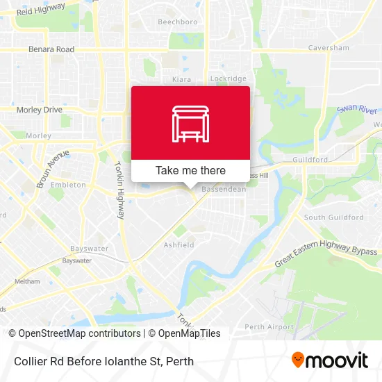 Mapa Collier Rd Before Iolanthe St