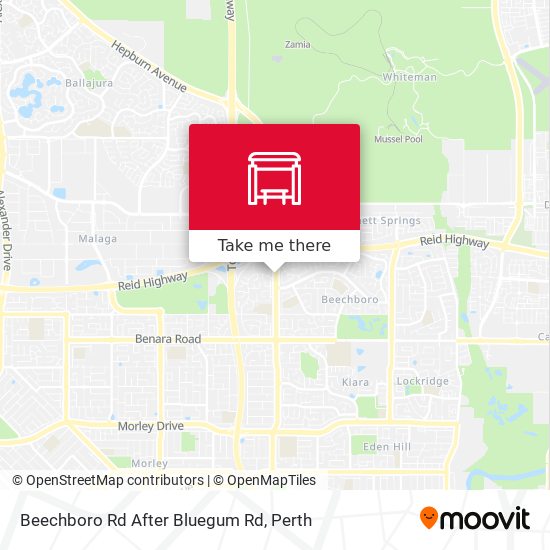 Beechboro Rd After Bluegum Rd map