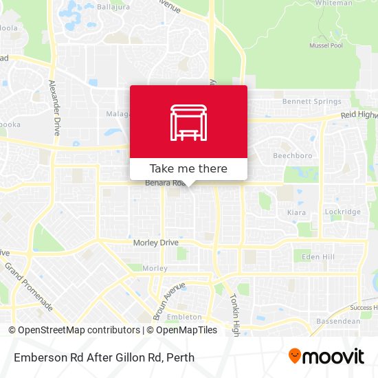 Emberson Rd After Gillon Rd map