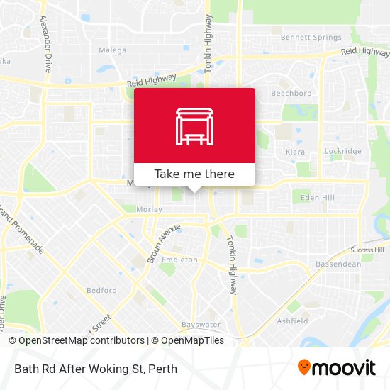 Bath Rd After Woking St map