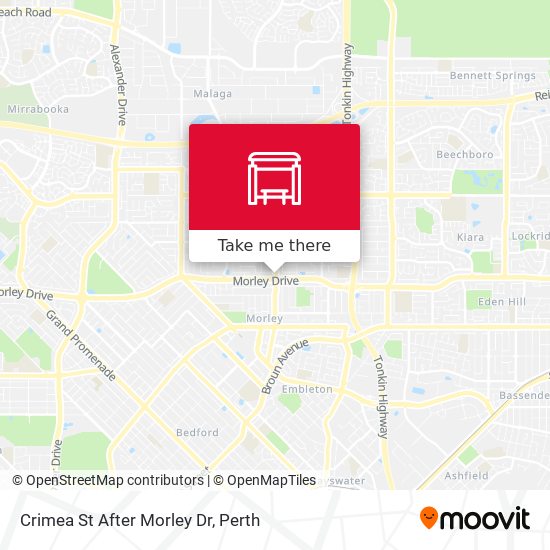 Crimea St After Morley Dr map