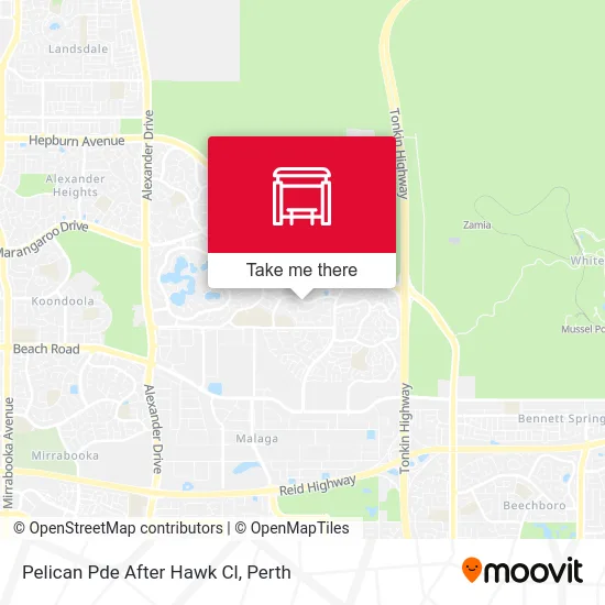 Mapa Pelican Pde After Hawk Cl