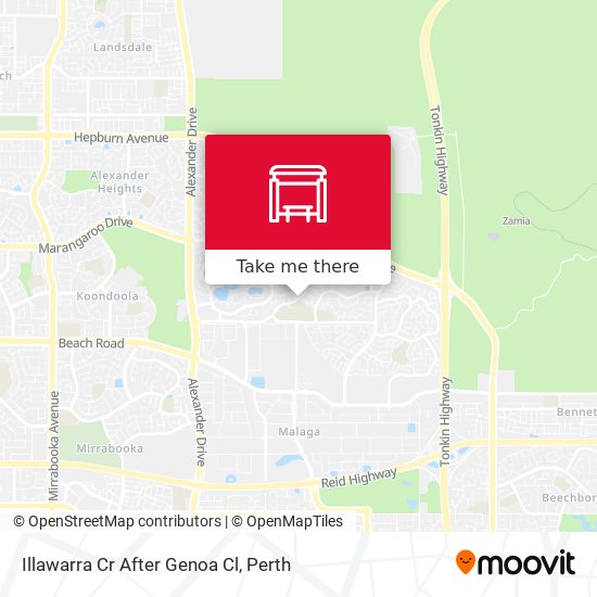 Illawarra Cr After Genoa Cl map