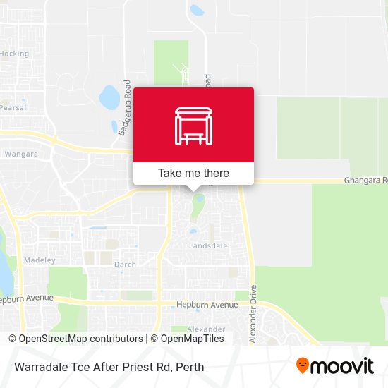 Warradale Tce After Priest Rd map