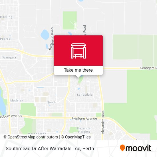 Southmead Dr After Warradale Tce map