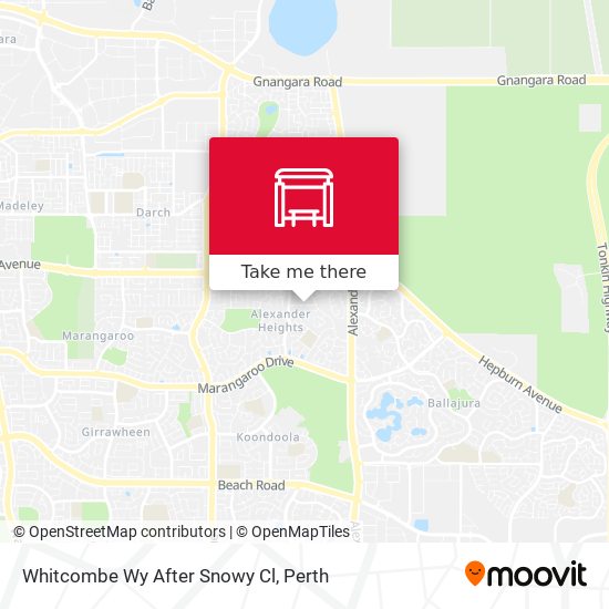Whitcombe Wy After Snowy Cl map
