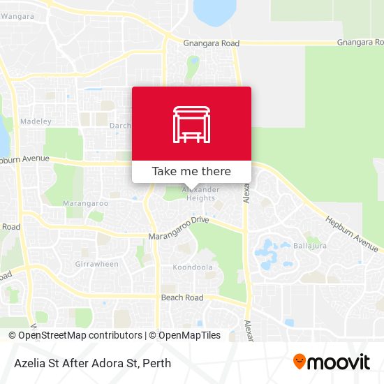 Azelia St After Adora St map