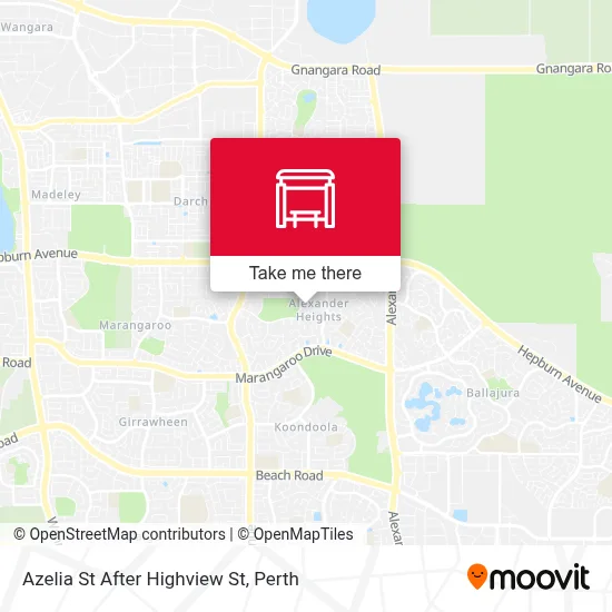 Mapa Azelia St After Highview St