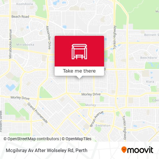 Mcgilvray Av After Wolseley Rd map