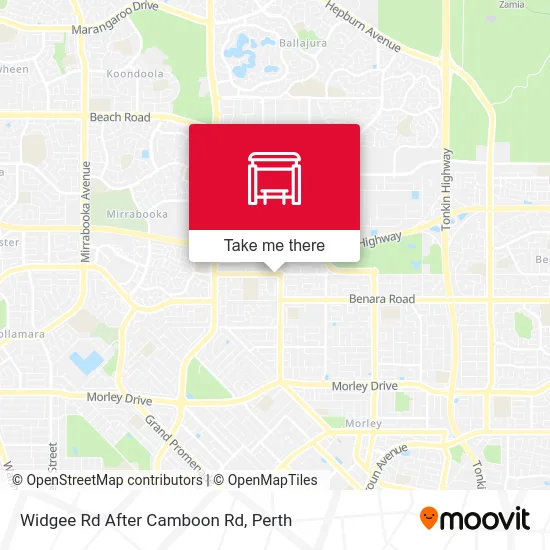 Mapa Widgee Rd After Camboon Rd
