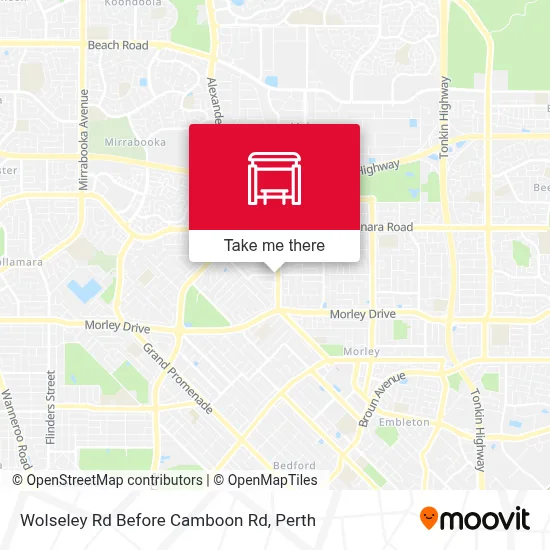 Mapa Wolseley Rd Before Camboon Rd