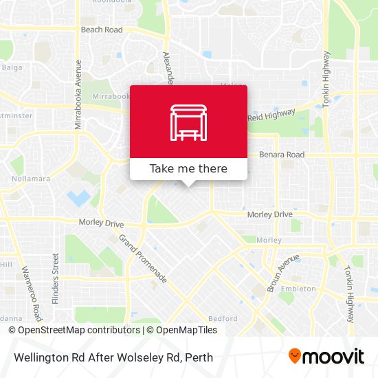 Wellington Rd After Wolseley Rd map