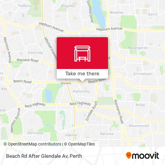 Beach Rd After Glendale Av map